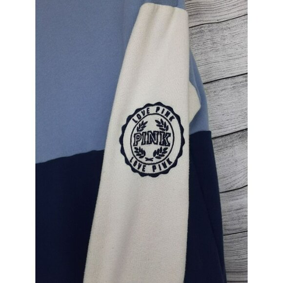 VS PINK quarter zip colorblock pullover, women's size small - Picture 6 of 10